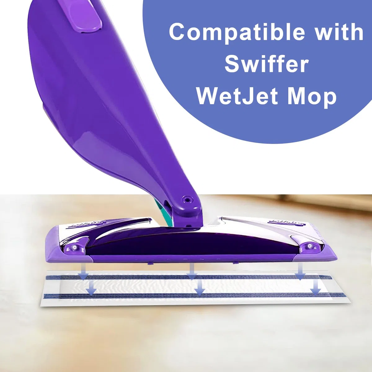 Cuscinetti di ricambio per mocio Swiffer WetJet – Spesso, assorbente, 48 pezzi