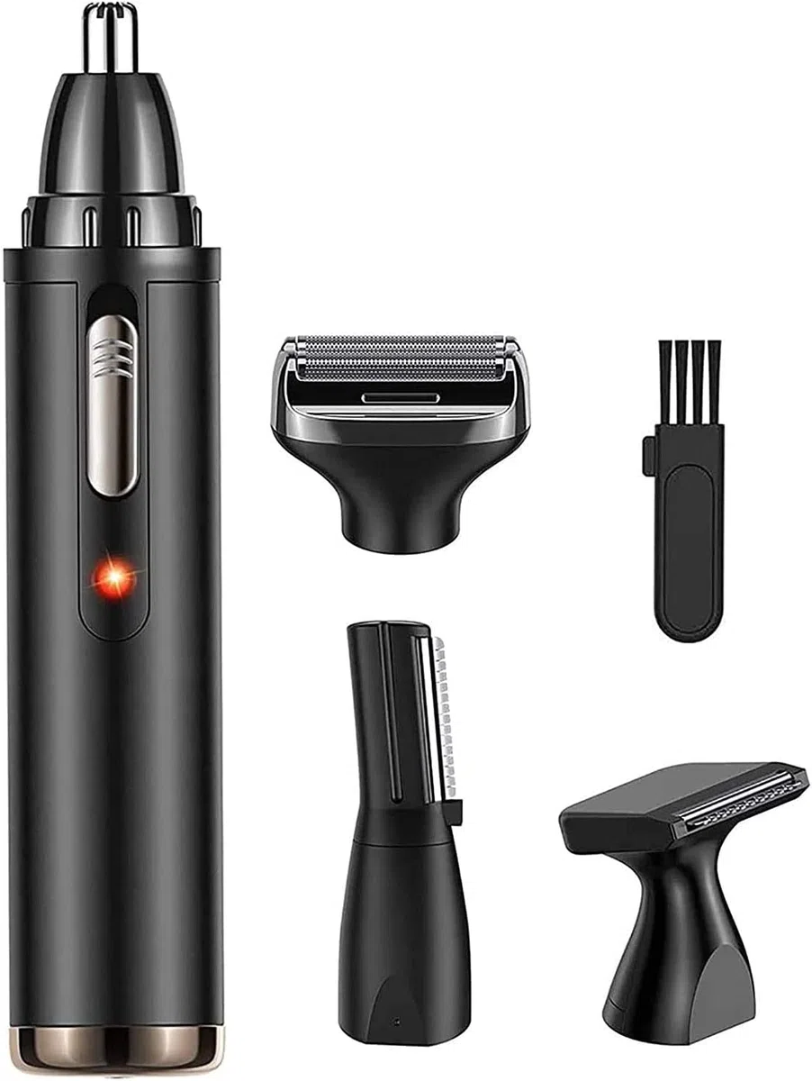 tagliacapelli per il naso, Tagliapeli naso ricaricabile tramite USB 4 in 1
