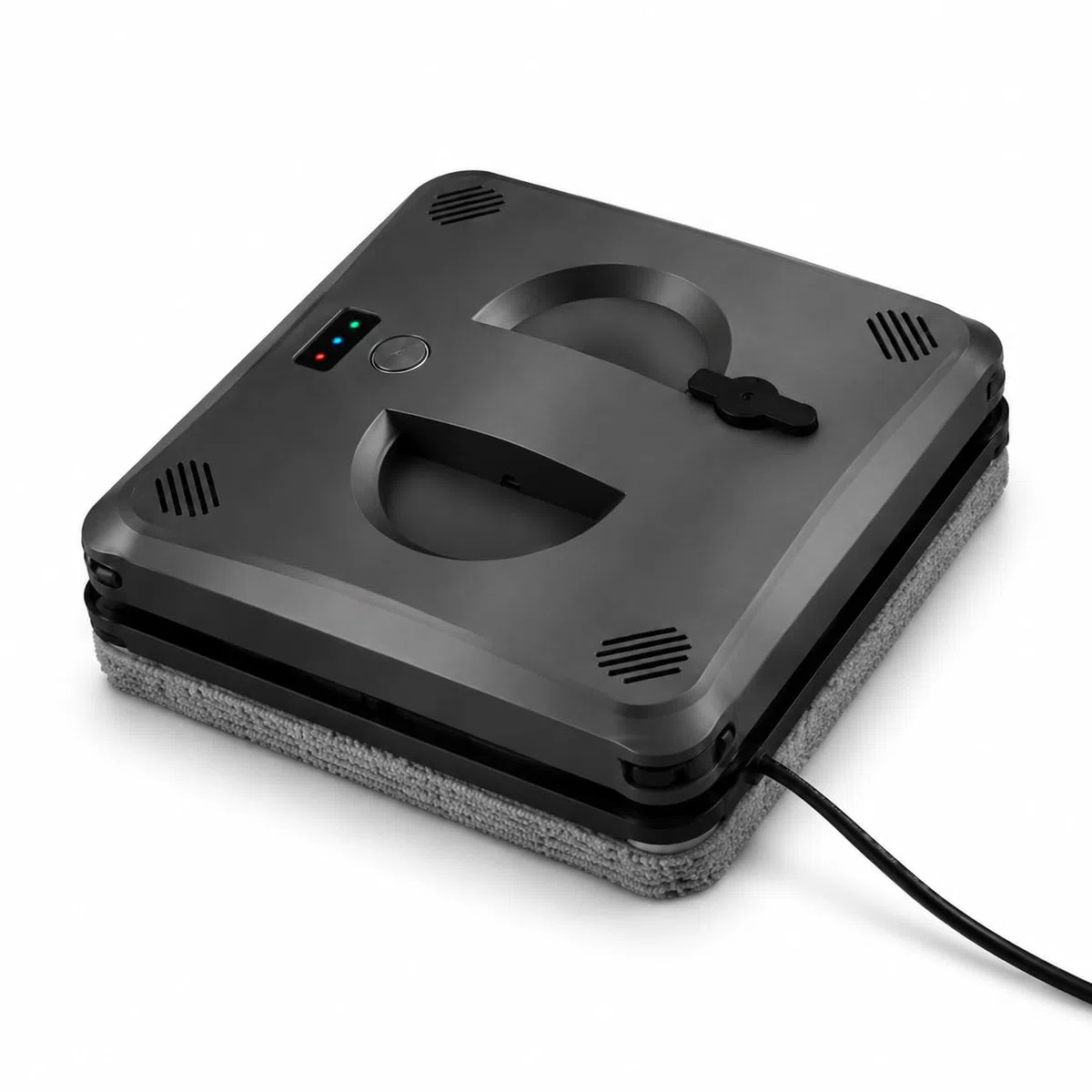 Pulitore intelligente per vetri, con cavo di sicurezza da 4,2 m Black