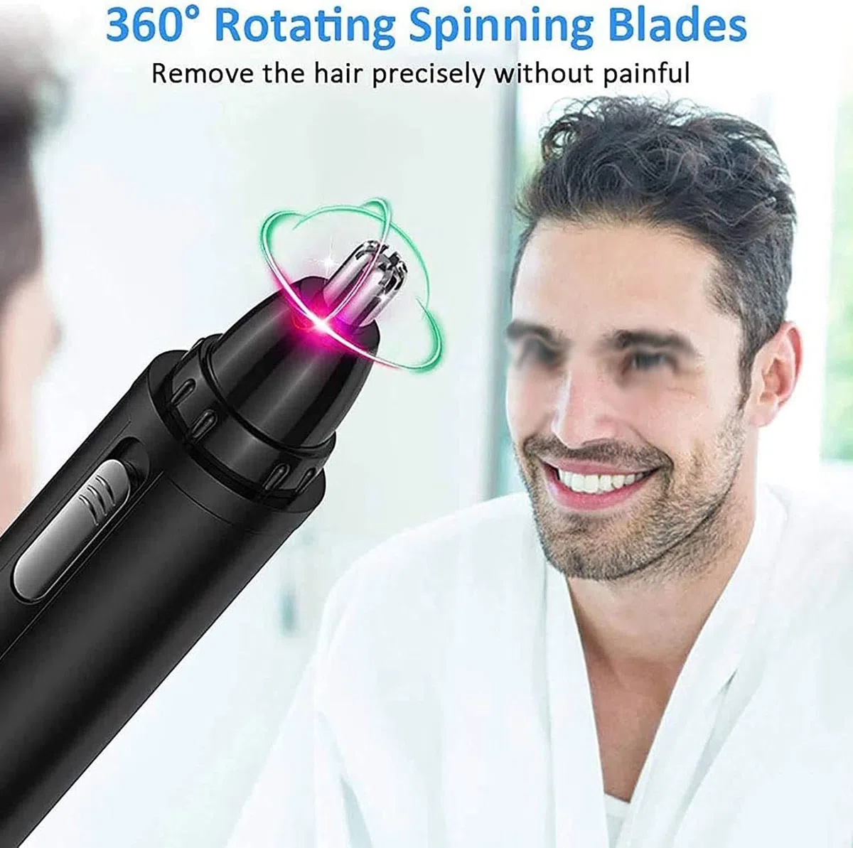 tagliacapelli per il naso, Tagliapeli naso ricaricabile tramite USB 4 in 1