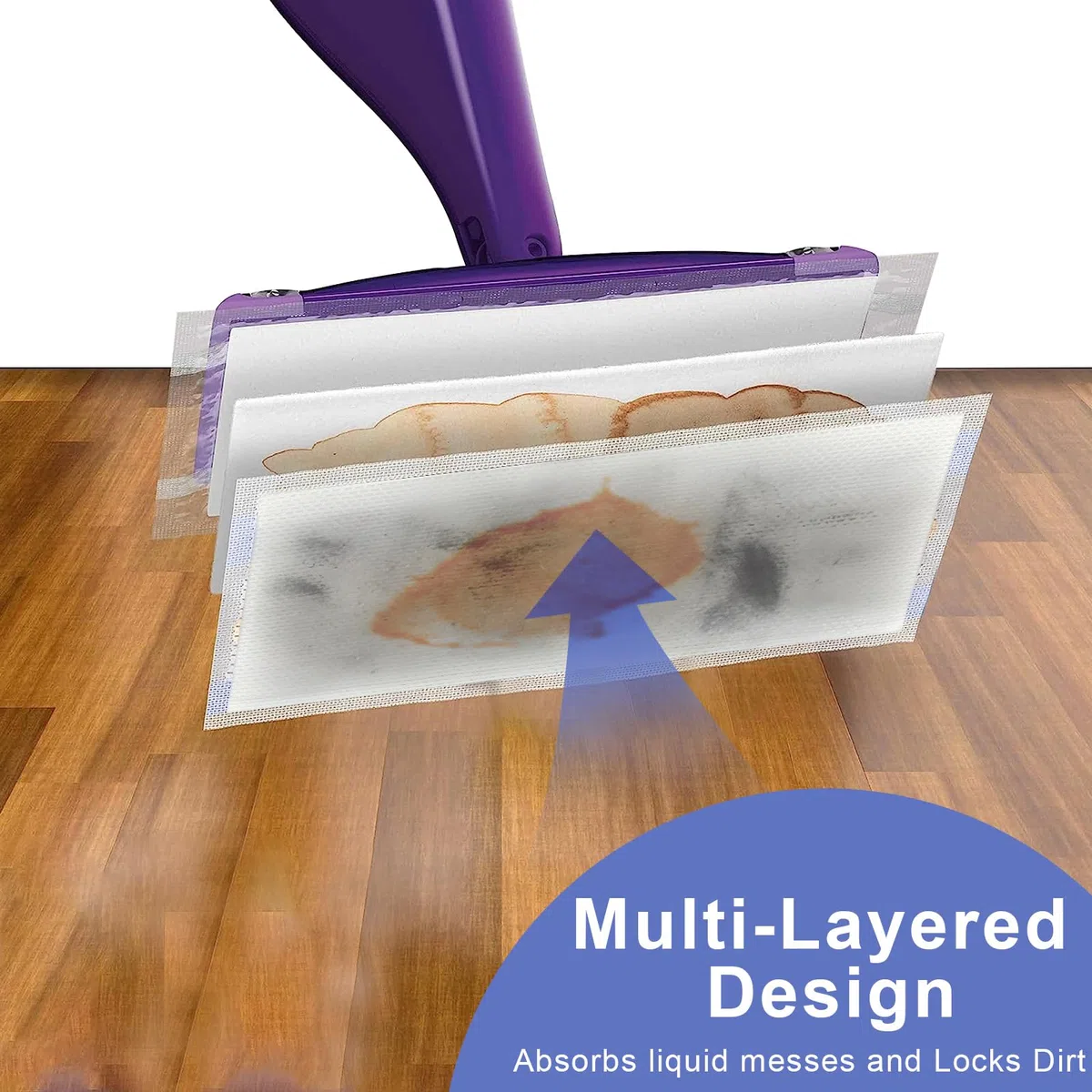 Cuscinetti di ricambio per mocio Swiffer WetJet – Spesso, assorbente, 48 pezzi